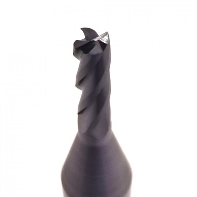 55HRC 2 tuyaute le carbure solide Endmills de 30 hélices pour les matériaux durs