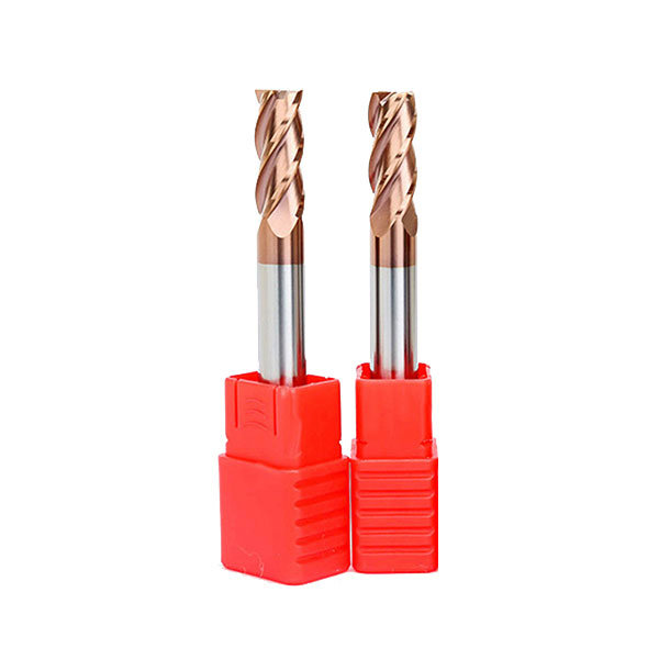 Tialn revêtement HRC45 ~ 65 fraise carrée en carbure monobloc pour le fraisage CNC 0