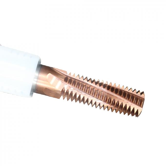 Coupeurs de fraisage de fil de dent de carbure de tungstène pleins pour les outils de fraisage de commande numérique par ordinateur