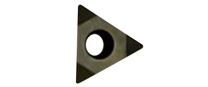 Le type triangulaire Tcgt090204 a soudé 3 insertions inclinées de BCN pour la fonte et l'acier